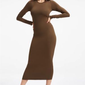 Good American Fitted Jersey Dress